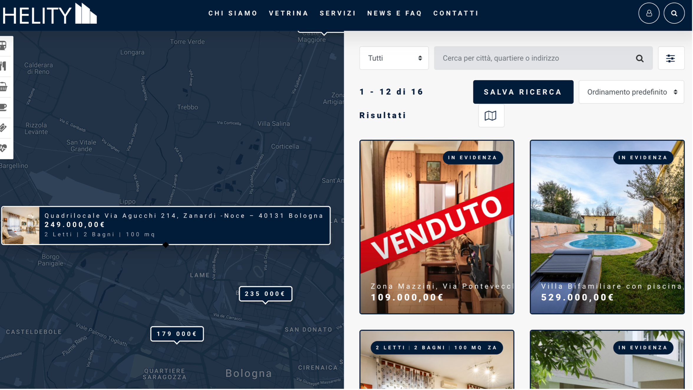 Helity - Sito web immobiliare