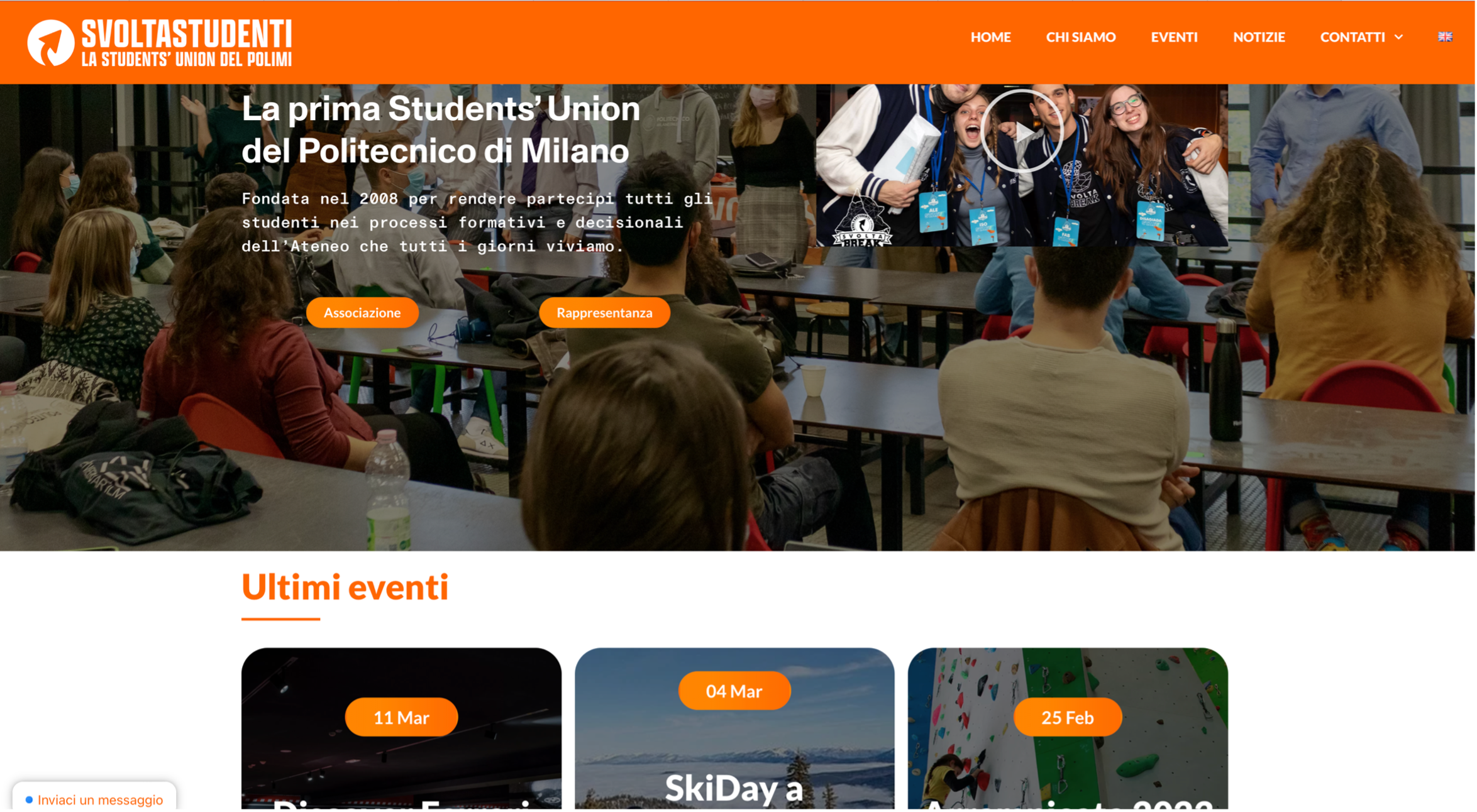 Svoltastudenti - Sito web multilingua