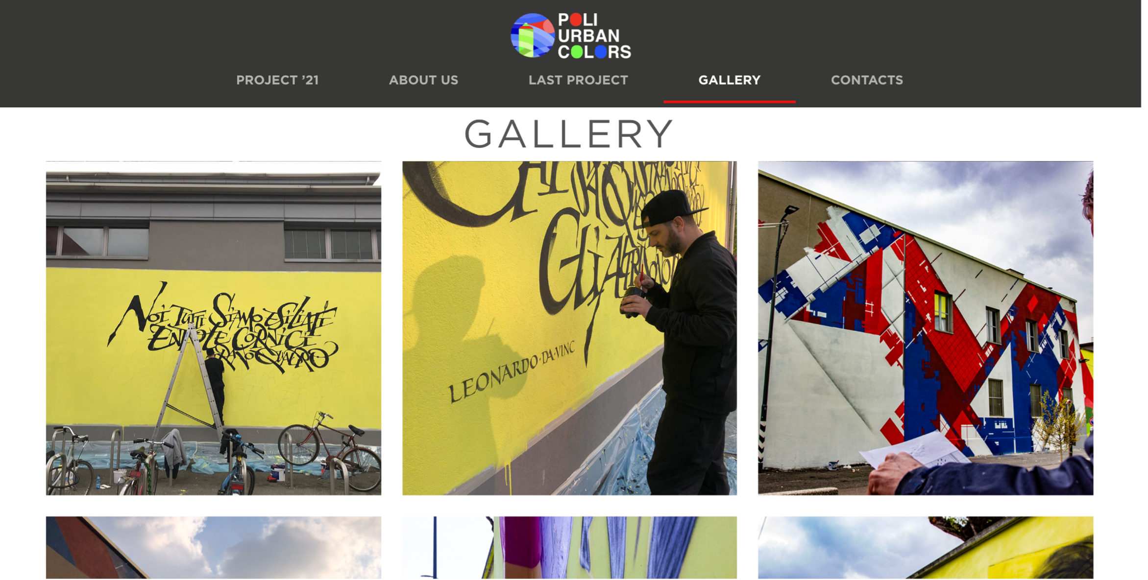 Urban Colors - Sito web custom